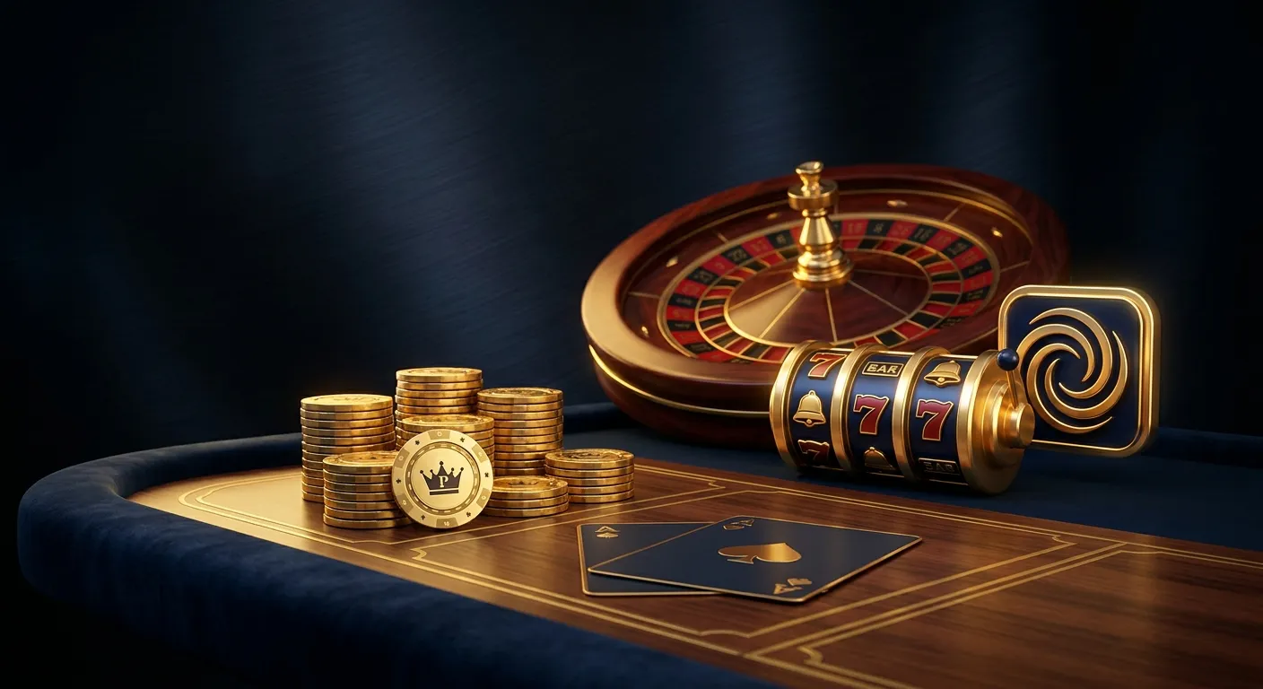 Zrzut ekranu prezentujący pakiet powitalny PlayiO z maszyną Bonus Crab